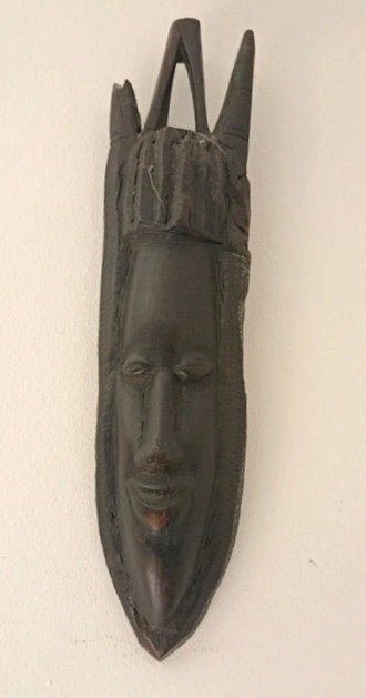 Masque africain Dioula en bois d'ébène - Artisanat du Sénégal