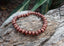 Bracelet marron artisanal perles en bois