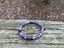 Bracelet en Améthyste chevron naturelle - Anti-stress et apaisant