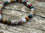 Bracelet élastiqué de Lithothérapie, perles en Agate indienne naturelle - 6 mm
