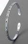 Bracelet jonc ajustable pour homme ou femme en Acier inoxydable