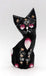 Chat en bois peint 9,5 cm Besakih