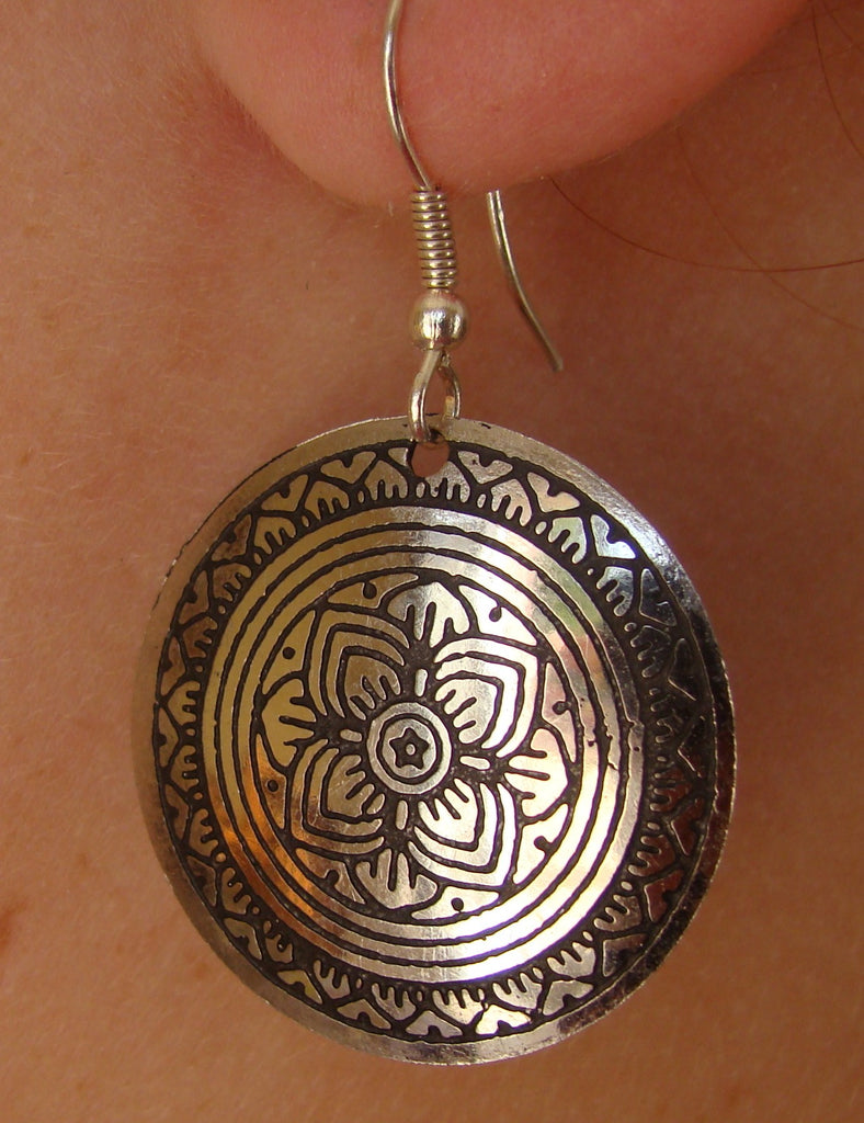 BOUCLES D'OREILLE ORIENTALES ARTISANAT INDE