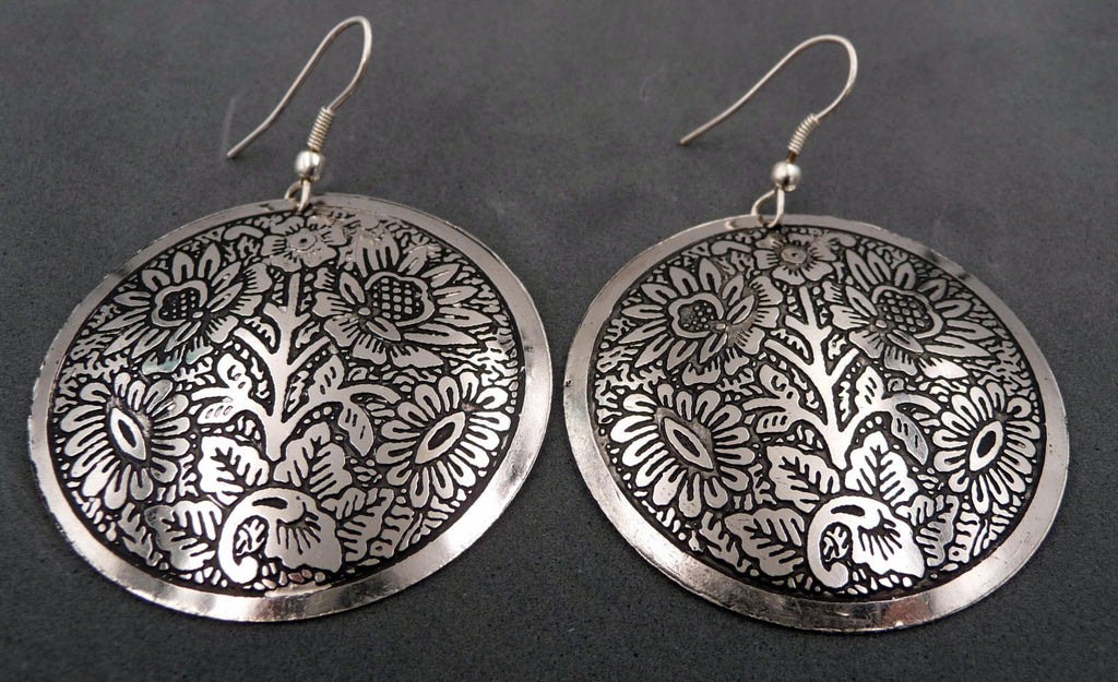 BOUCLES D'OREILLE ORIENTALES ARTISANAT INDE
