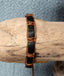 Bracelet réglable pour homme ou ado en cuir noir