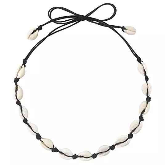 Collier coquillages cauris naturels - Tendance et élégant