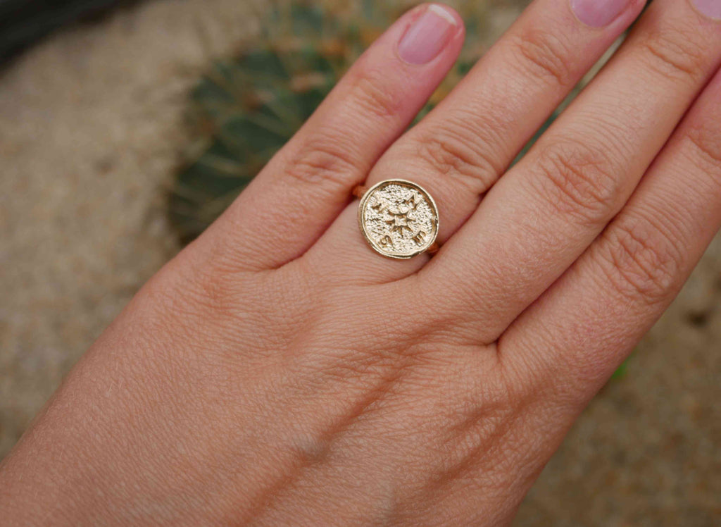 bague boussole