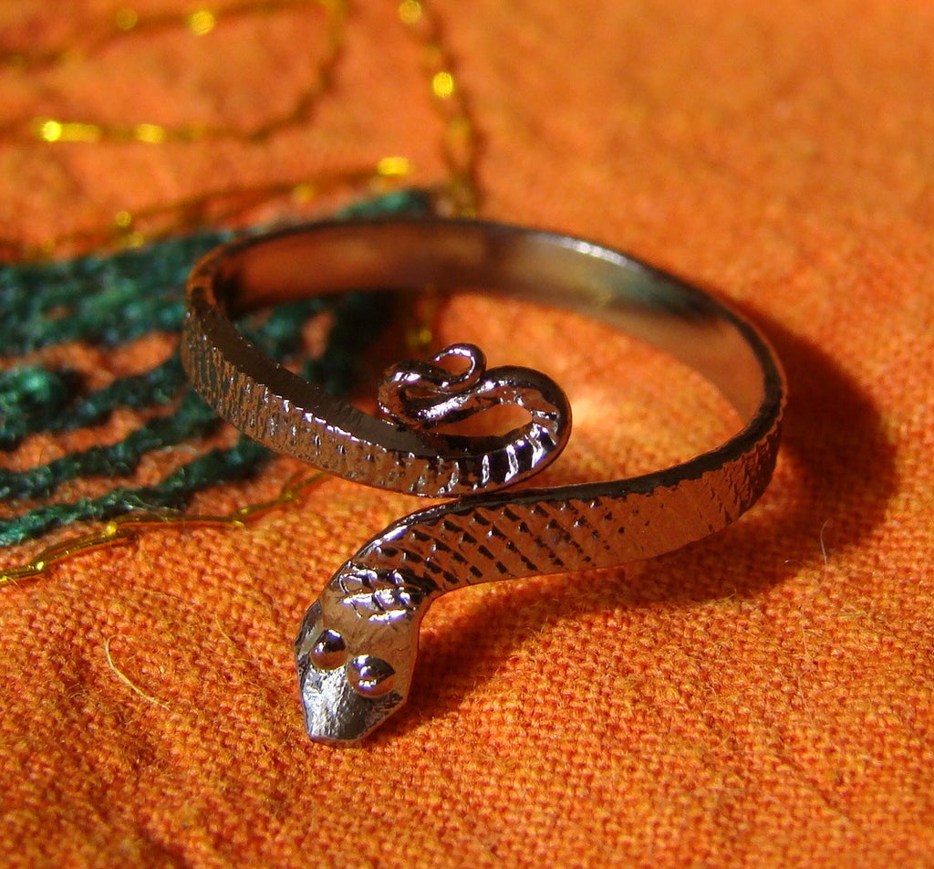 BAGUE DE PIED / ORTEIL SERPENT ARTISANAT INDE