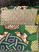 Porte monnaie ethnique Africain en batik traditionnel artisanat de Madagascar