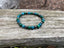 Bracelet de lithothérapie en Malachite, Hématite et Apatite 6mm