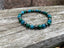 Bracelet de lithothérapie en Malachite, Hématite et Apatite 6mm