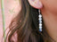 Boucles d'oreilles pendantes "Triple Protection" Pierre de Lune, Sodalite et Aigue Marine