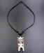 Collier mixte homme / femme avec pendentif Tiki - bijou polynésien