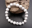 Bracelet Lithothérapie en Howlite naturelle 8 mm- Ancrage, relaxation