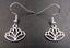 Boucles d'oreilles Fleur de Lotus Zen Méditation crochets en argent 925