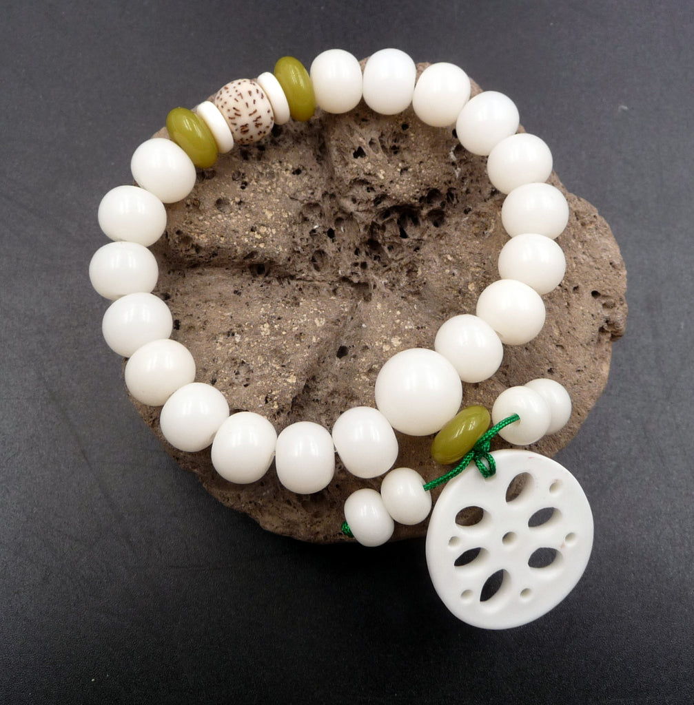 Bracelet Mala en Perles de Racine de Bodhi