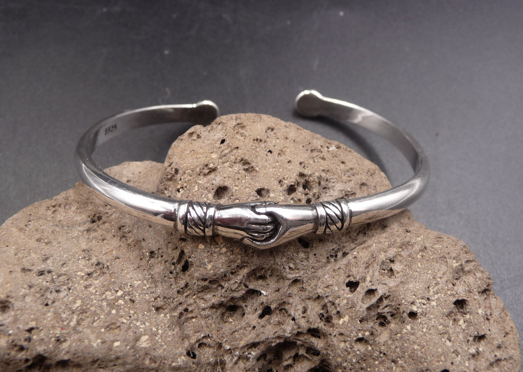 Bracelet jonc "Union" NARA en argent 925 sterling