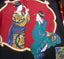 Foulard asiatique japonais "Danse des Geishas" Made in Japan