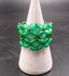 Bague Alice en perles de rocaille vertes