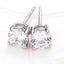 Boucles d'oreilles clous en argent 925 et Zirconium