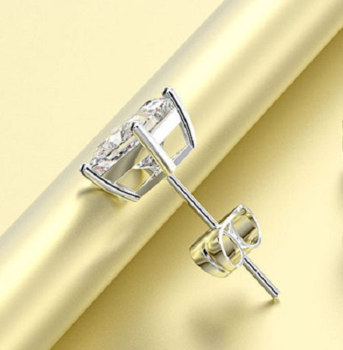 Boucles d'oreilles clous en argent 925 et Zirconium