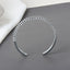 Bracelet jonc en argent 925 sterling Tara