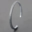 Bracelet jonc en argent 925 sterling Tara