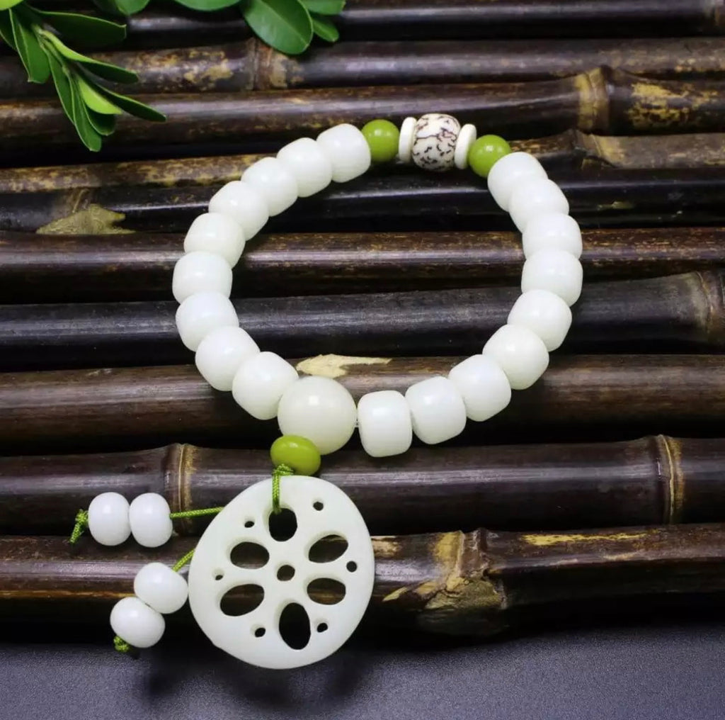 Bracelet Mala en Perles de Racine de Bodhi