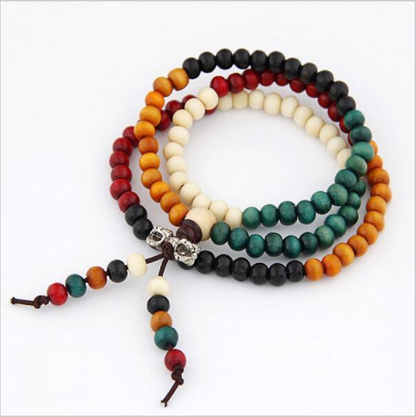 Bracelet Mala de prière Tibétain en Bois de Santal 108 perles