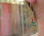 Boucles d'oreilles créoles sapin de Noël
