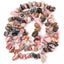 Bracelet Lithothérapie en Rhodonite, perles Chips. Equilibre et protection