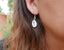 Boucles d'oreilles pendantes en coquillages cauris