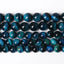 Bracelet Oeil de Tigre bleu naturel - perles 8mm