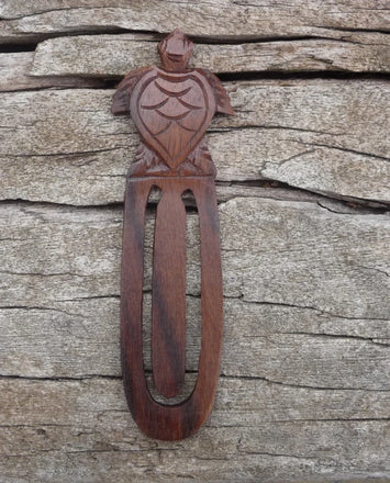 Marque page tortue en bois