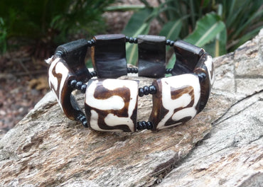 Bracelet ethnique en corne Kopan Népal