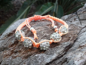 Bracelet Shamballa - perles diamant zircon