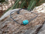 Bracelet ethnique nature en pierre naturelle turquoise du Népal