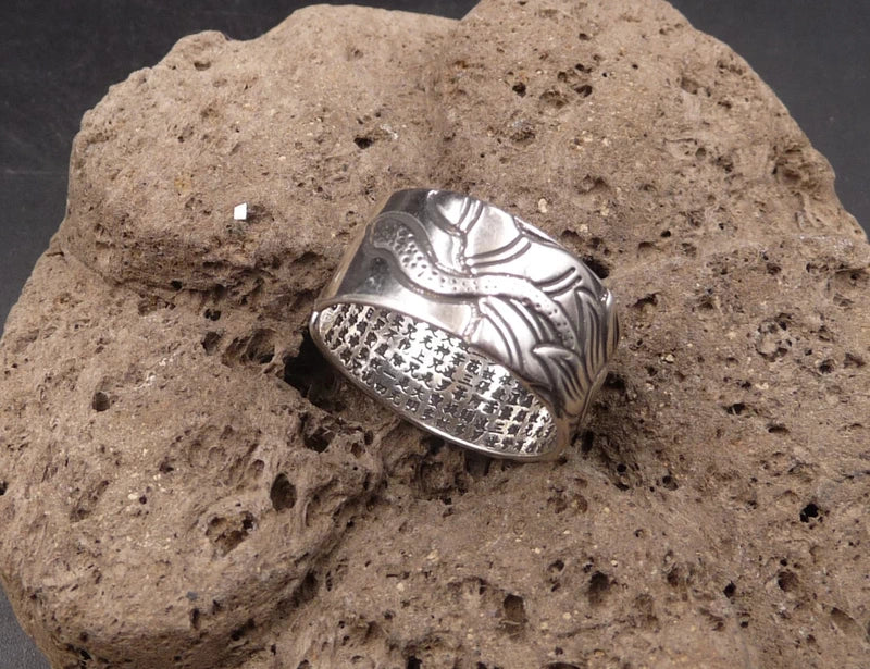 Bague Fleur de Lotus en Argent 999