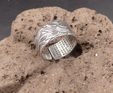 Bague Fleur de Lotus en Argent 999