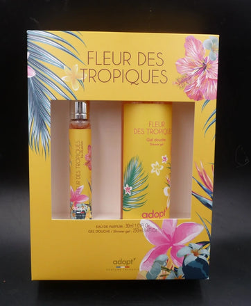 Coffret Fleur des Tropiques Adopt Eau de parfum 30 ml + Gel douche 250 ml