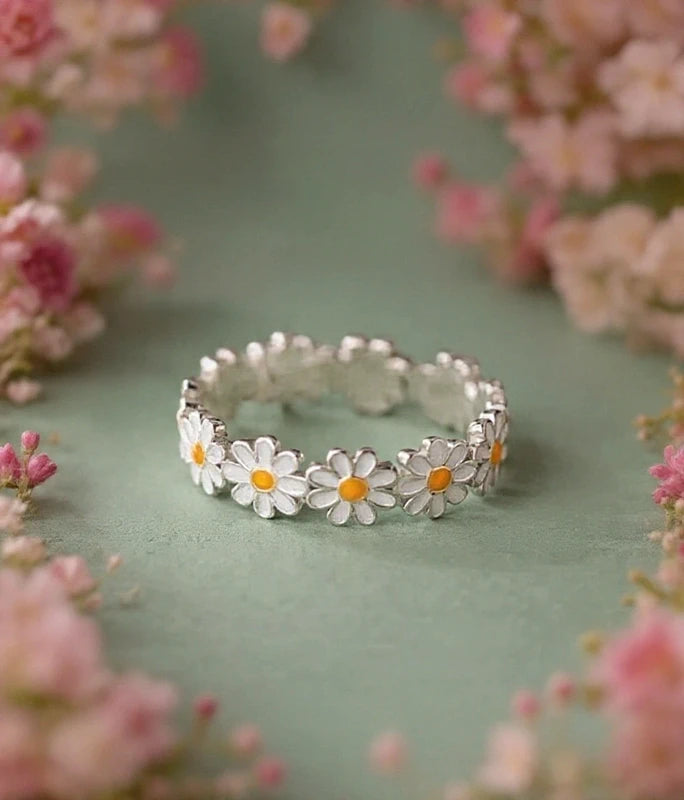Bague "couronne de marguerites"