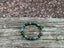 Bracelet élastique Lithothérapie en Turquoise Africaine foncée