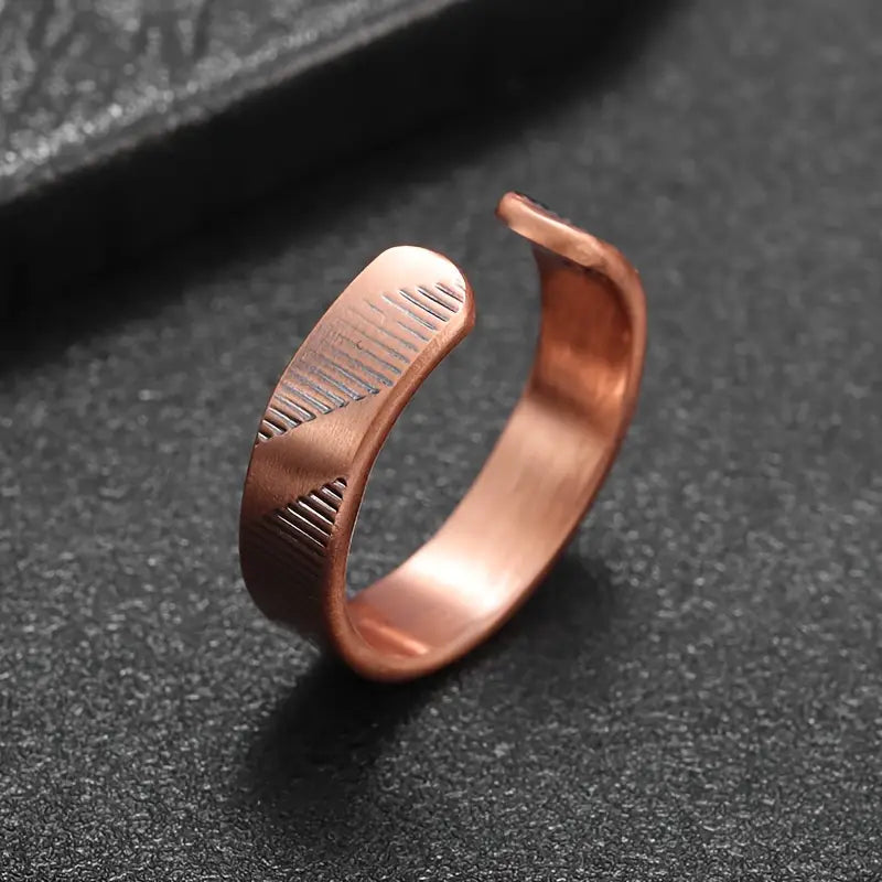 Bague en cuivre avec aimants Anti-Douleurs Arthrose Rhumatisme