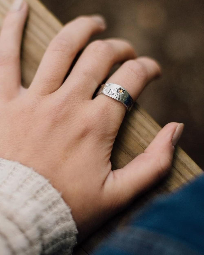 Bague de l'Aube Inspiration de la Nature