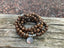 Bracelet Mala Tibétain de méditation 108 perles en bois Wengé et breloque Arbre de vie
