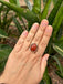Bague "Energie" en Jaspe Rouge d'Inde