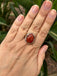 Bague "Energie" en Jaspe Rouge d'Inde