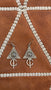 Boucles d'oreilles fibule berbère en argent - artisanat Amazigh