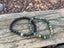 Bracelets de distance / couples - Pierre de lave et Turquoise Africaine 6 mm