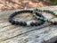 Bracelets de distance / couples - Pierre de lave et Turquoise Africaine 6 mm